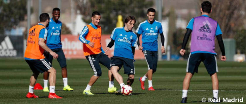 Levante - Real Madrid beharangozó Real training