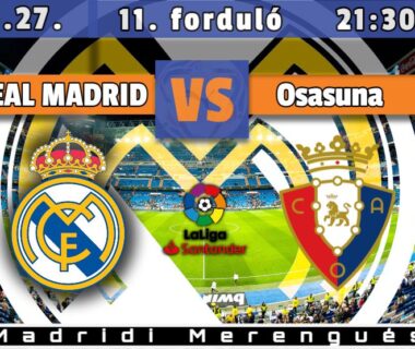 Real Madrid - Osasuna beharangozó nyitókép